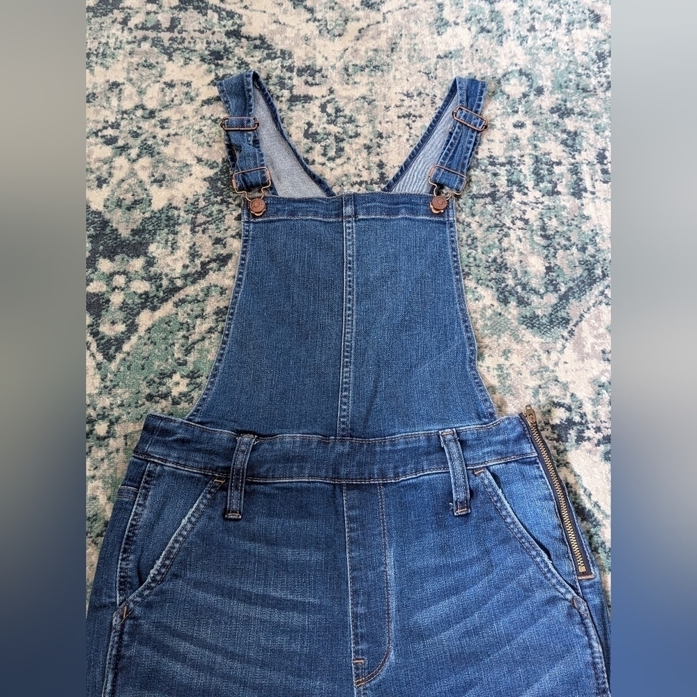 Madewell Roadster Blue Jean Overalls Size M - Picture 5 of 12